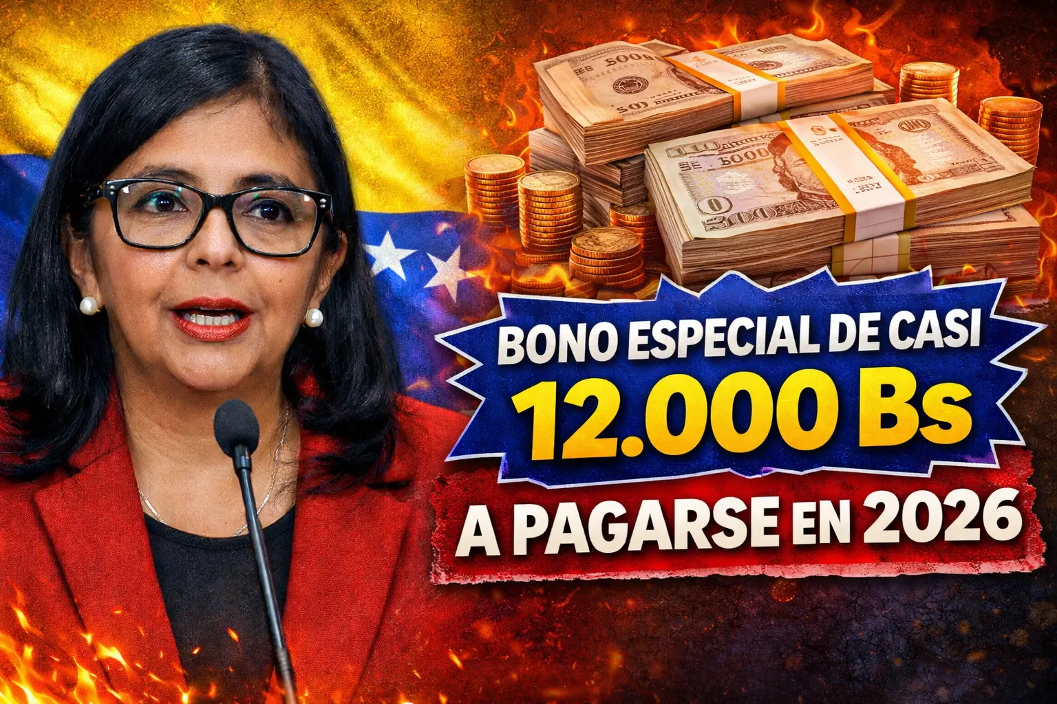 Bono Especial de Casi 12.000 Bs a Pagarse en 2026: ¿Quiénes lo Recibirán Vía Patria?